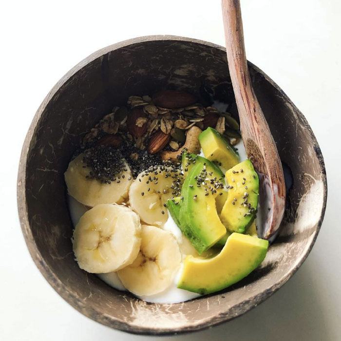 Bát Gáo Dừa sinh tố, kem,papaya - Thô